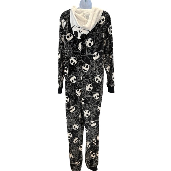 Disney Nightmare Before Christmas Jack Skellington Hooded Pajamas‎ Size XL - Picture 6 of 6